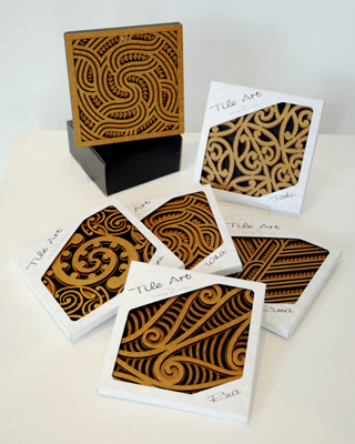 Aeon Giftware Mike Carlton Kura Gallery Aotearoa Art Design Tile Art