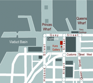 kura gallery auckland map