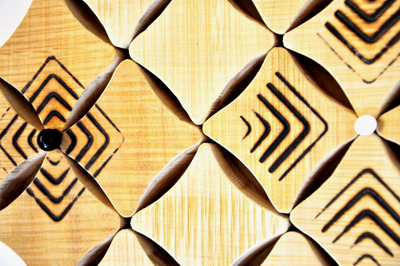 Peter Radley Kura Gallery New Zealand Art Design Tapa Squares Wall Art