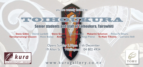 Kura Gallery Toihoukura exhibition 2011 maori art new zealand