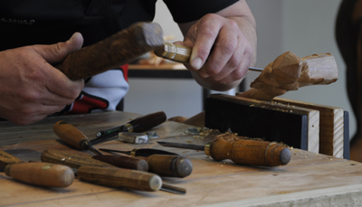 Warren McGrath Kura Gallery Maori Carving New Zealand Art Design Live Carving 6