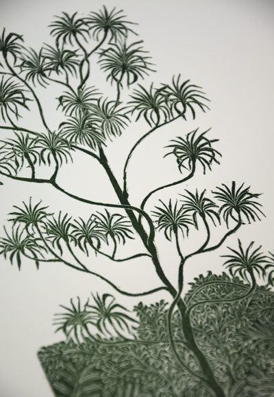 Allan Gale Kura Gallery Maori Art Design New Zealand Aotearoa Printmaking Limited Edition Woodcut Print Nei Nei