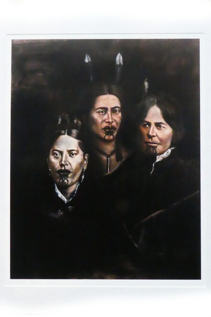 Painting by Anna Jepson called Nga Hoa Rangatira