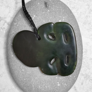 NZ Greenstone Hei Tiki pendant