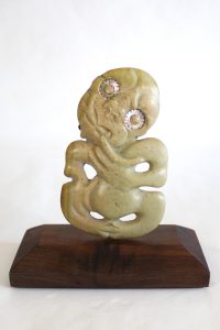Caramel pounamu tiki by Al Brown