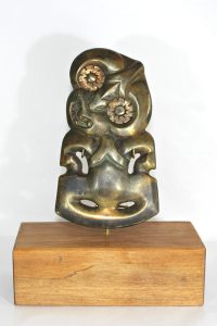 Bronze tiki by Alex Sands