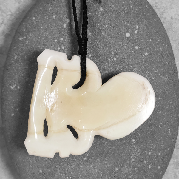 Bone Hei Tiki pendant