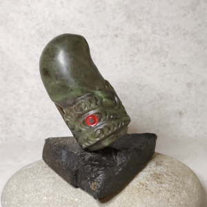 NZ Greenstone nose flute
