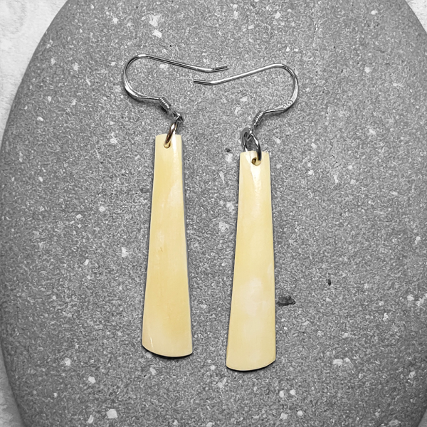 Alex Sands - Whalebone Earrings (40mm  #AS-26 As)