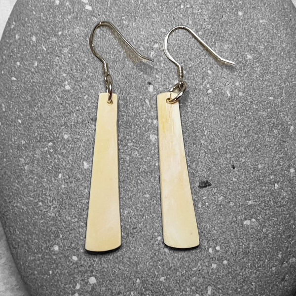 Alex Sands - Whalebone Earrings (40mm  #AS-26 As) - Image 2