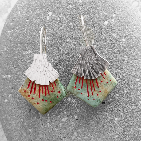 Ana Krakosky - Pohutukawa Earrings (#EA-PO1 As)