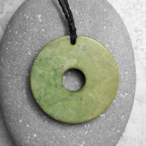 NZ Greenstone sunshine pendant