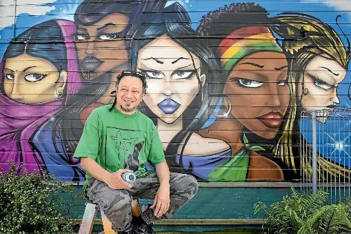 Artist Andrew Tamati-Wright