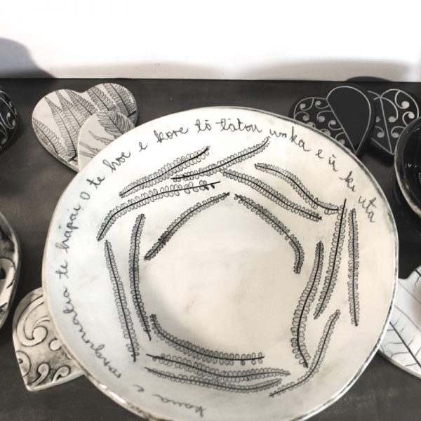 Ceramic bowls & Hearts by Borrowed Earth