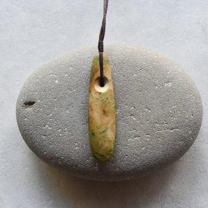 NZ Greenstone Roimata Or Drop Pendant