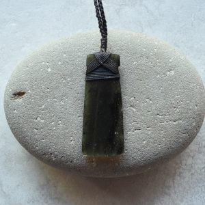NZ Greenstone Toki Or Adze Pendant