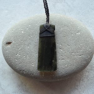 NZ Greenstone Toki Or Adze Pendant