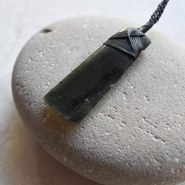 NZ Greenstone Toki Or Adze Pendant