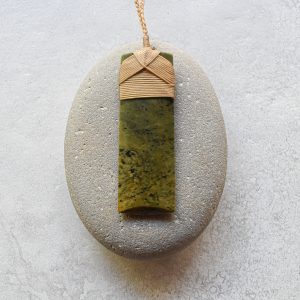 NZ Greenstone Toki Or Adze Pendant