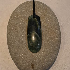 NZ Greenstone Roimata Or Drop Pendant