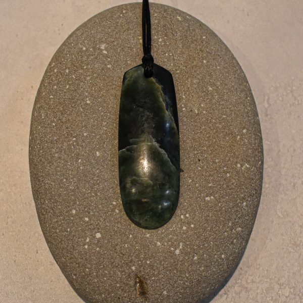 NZ Greenstone Roimata Or Drop Pendant