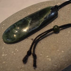 NZ Greenstone Roimata Or Drop Pendant