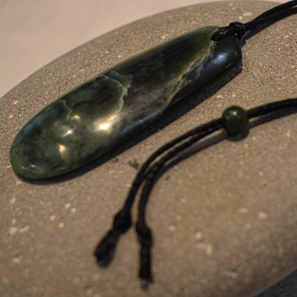 NZ Greenstone Roimata Or Drop Pendant