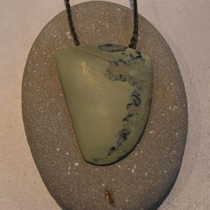 NZ Greenstone Niho Or Tooth Pendant