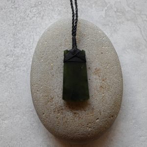 NZ Greenstone Toki Or Adze Pendant
