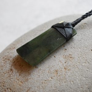 NZ Greenstone Toki Or Adze Pendant