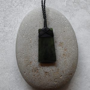 NZ Greenstone Toki Or Adze Pendant