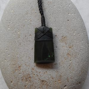 NZ Greenstone Toki Or Adze Pendant