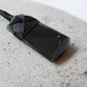 NZ Greenstone Toki Or Adze Pendant