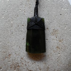NZ Greenstone Toki Or Adze Pendant