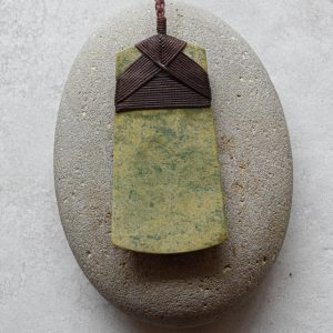 NZ Greenstone Toki Or Adze Pendant