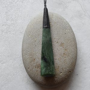 NZ Greenstone Toki Or Adze Pendant