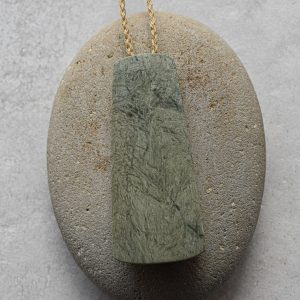 NZ Greenstone Toki or Adze pendant
