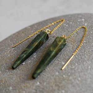 Rakau Gold Chain Earrings