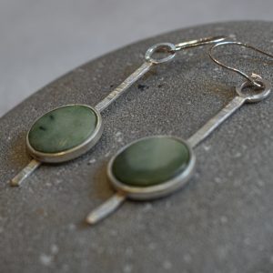 Med Disk Stick Earrings