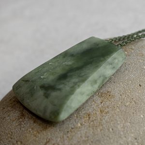 NZ Greenstone Toki Or Adze Pendant