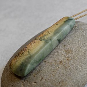 NZ Greenstone Toki Or Adze Pendant