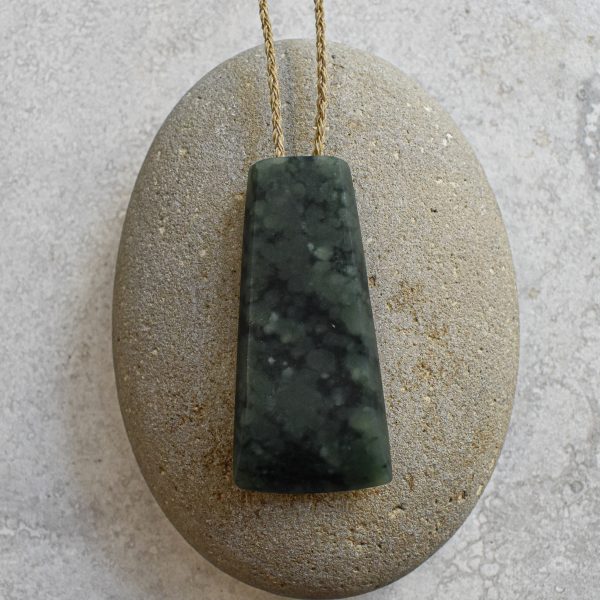 NZ Greenstone Toki Or Adze Pendant
