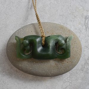 NZ Greenstone Manaia Pendant