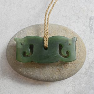 NZ Greenstone Manaia Pendant