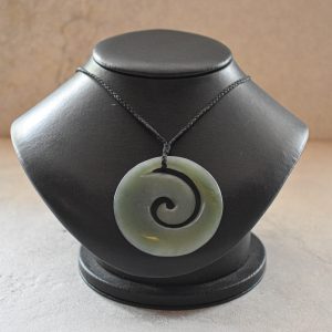 NZ Greenstone/Pounamu Koru Or Spiral Pendant