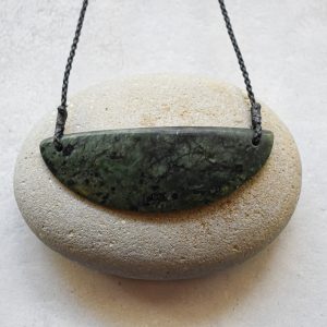 NZ Greenstone/Pounamu Shield Pendant