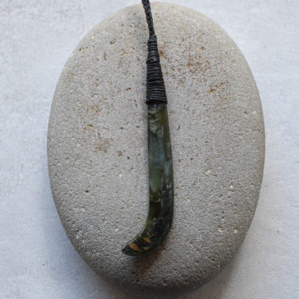 NZ Greenstone/Pounamu Kapeu Pendant