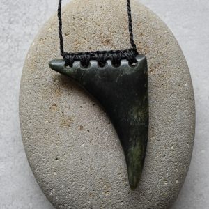 NZ Greenstone/Pounamu Niho/Tooth Pendant