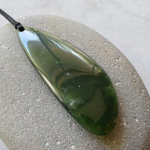 NZ Greenstone/Pounamu Roimata/Drop Pendant