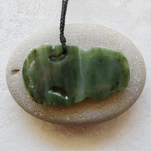 NZ Greenstone/Pounamu Hei Tiki Pendant